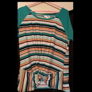 Women’s “Just be” striped shirt